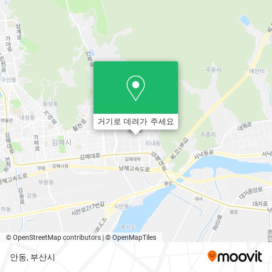 안동 지도