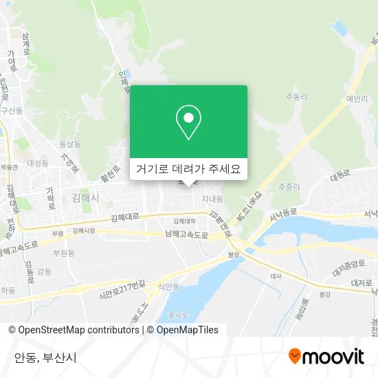 안동 지도