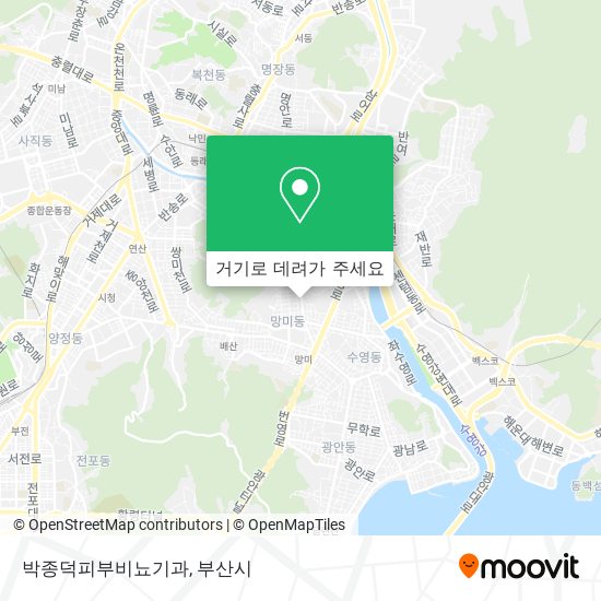 박종덕피부비뇨기과 지도