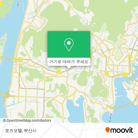 로즈모텔 지도