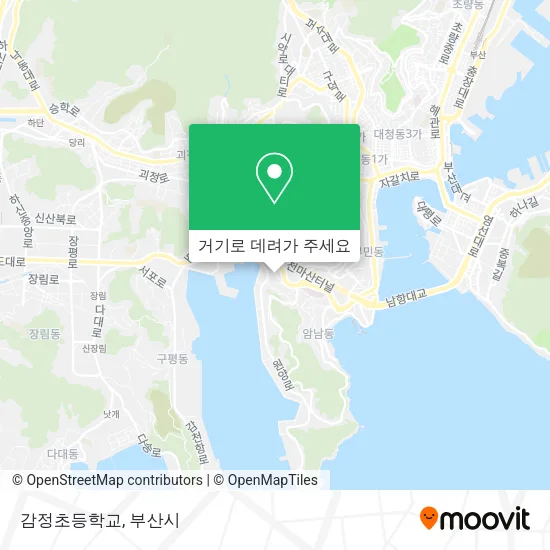 감정초등학교 지도