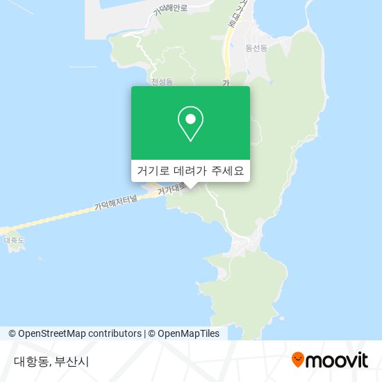 대항동 지도