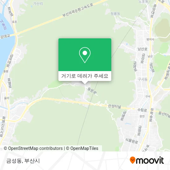 금성동 지도