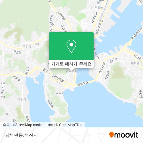 남부민동 지도