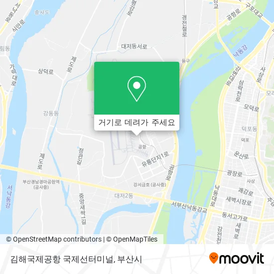 김해국제공항 국제선터미널 지도