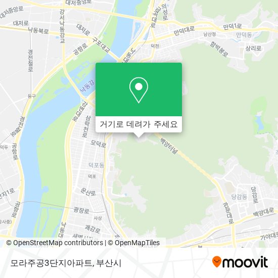 모라주공3단지아파트 지도