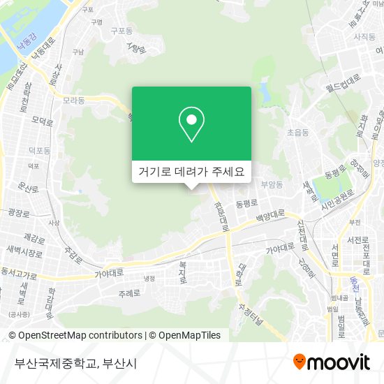 부산국제중학교 지도