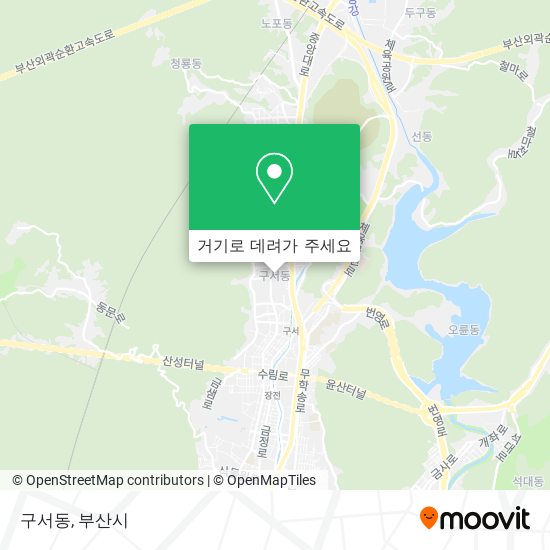구서동 지도