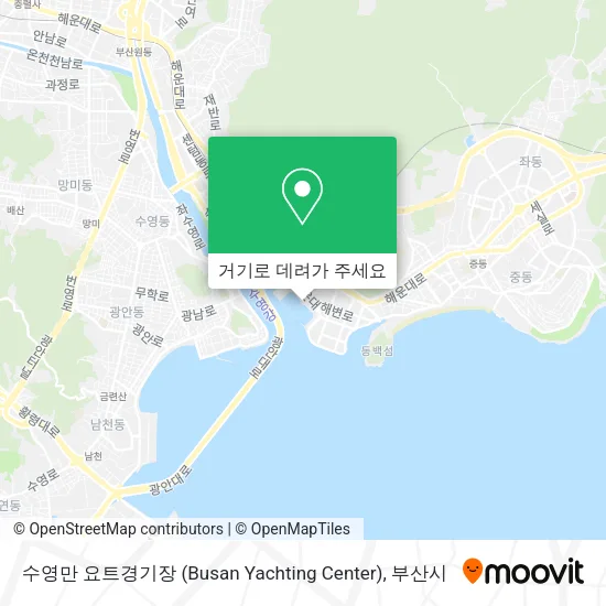 수영만 요트경기장 (Busan Yachting Center) 지도