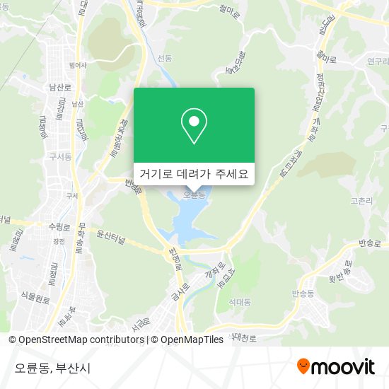 오륜동 지도