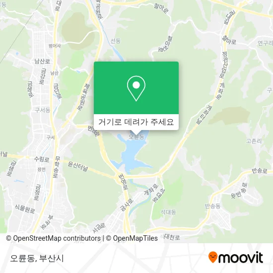 오륜동 지도