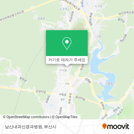 남산내과신경과병원 지도
