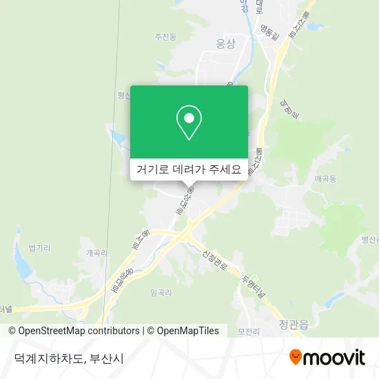 덕계지하차도 지도