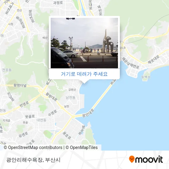 광안리해수욕장 지도
