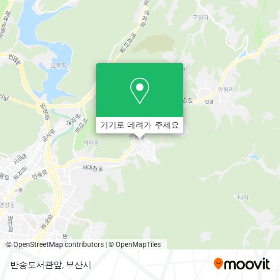 반송도서관앞 지도