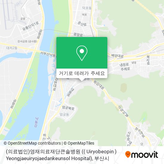 (의료법인)영재의료재단큰솔병원 (( Uiryobeopin ) Yeongjaeuiryojaedankeunsol Hospital) 지도