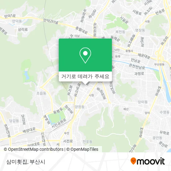 삼미횟집 지도