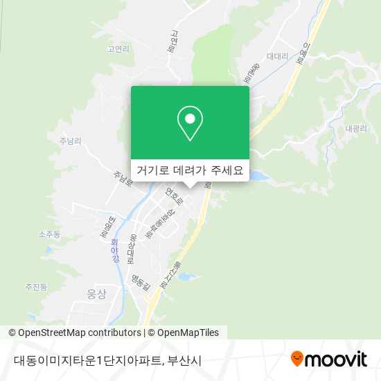 대동이미지타운1단지아파트 지도
