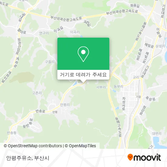 안평주유소 지도