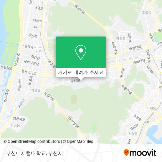 부산디지털대학교 지도