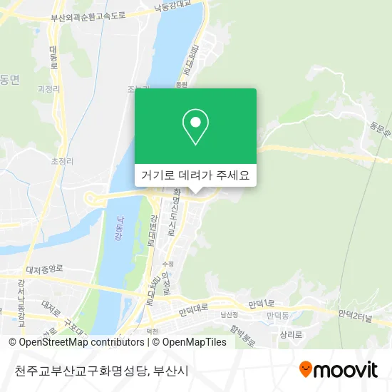 천주교부산교구화명성당 지도