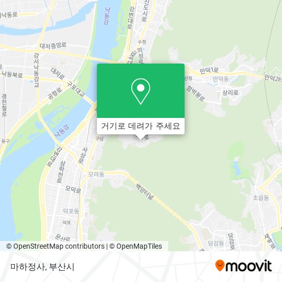 마하정사 지도