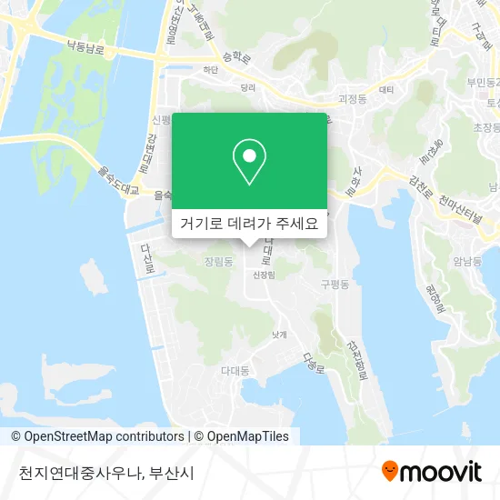 천지연대중사우나 지도