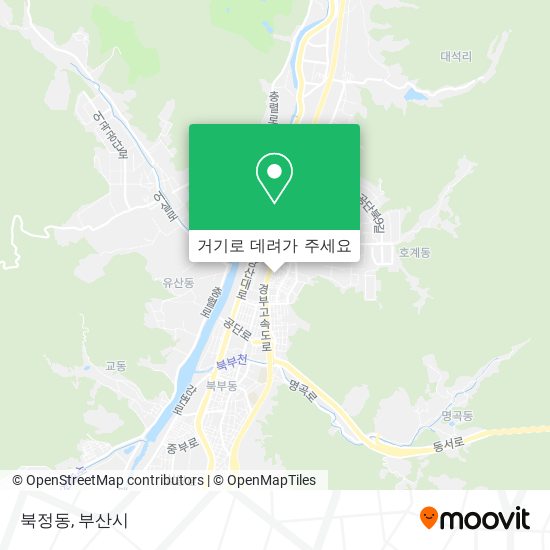북정동 지도