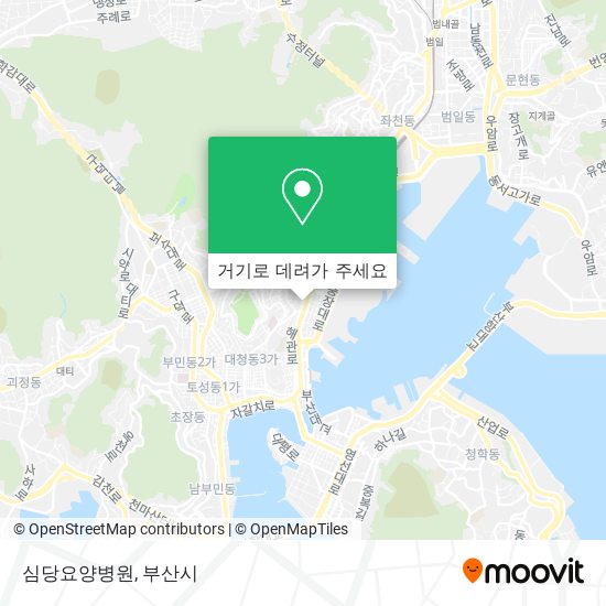 심당요양병원 지도