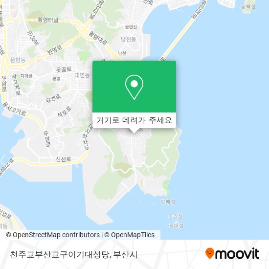천주교부산교구이기대성당 지도