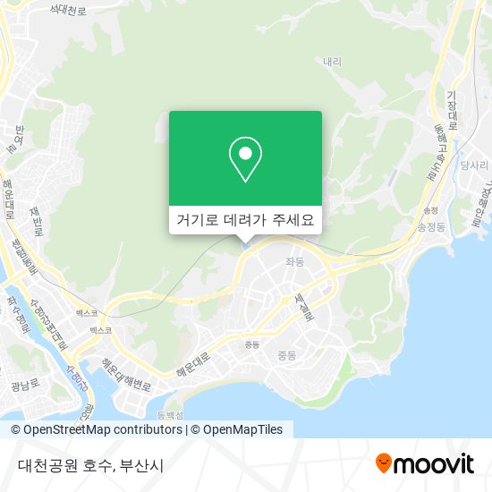 대천공원 호수 지도