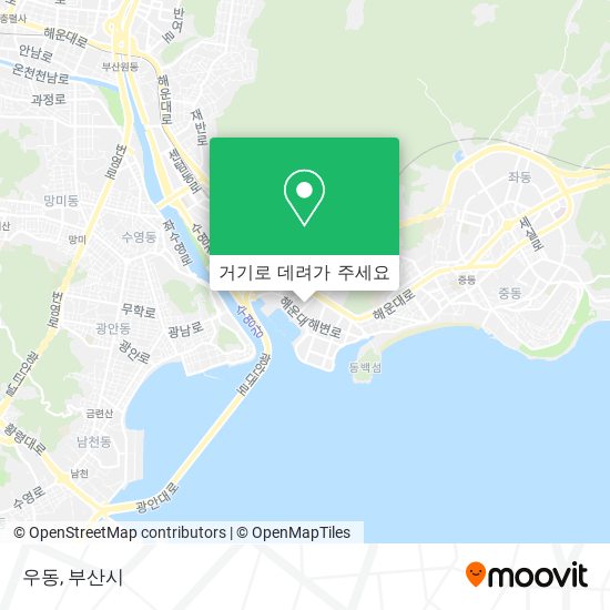 우동 지도