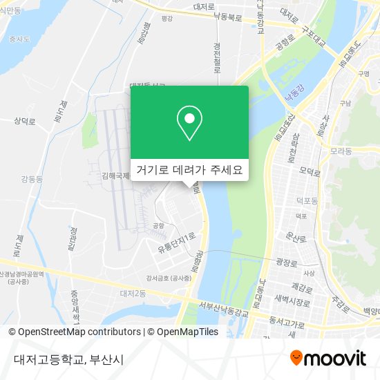 대저고등학교 지도