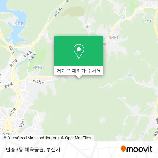 반송3동 체육공원 지도