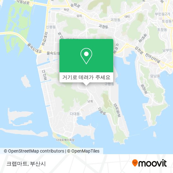 크랩마트 지도