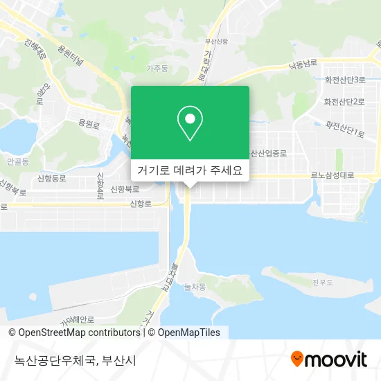 녹산공단우체국 지도