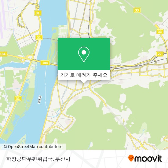 학장공단우편취급국 지도