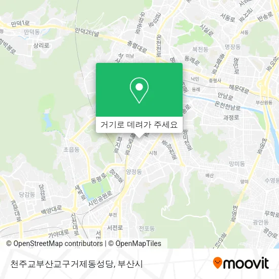 천주교부산교구거제동성당 지도