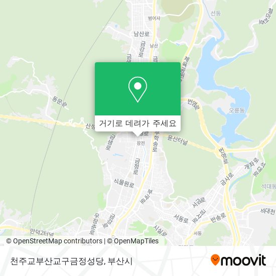 천주교부산교구금정성당 지도