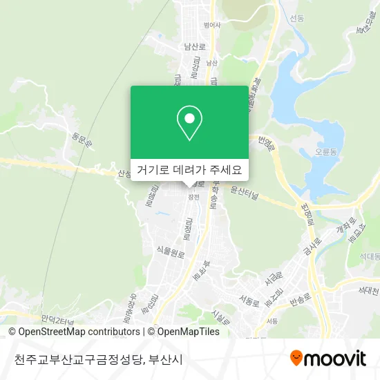 천주교부산교구금정성당 지도