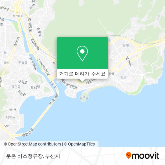 운촌 버스정류장 지도