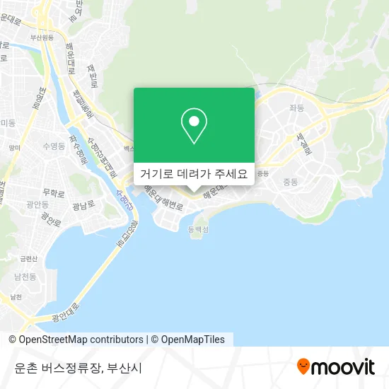 운촌 버스정류장 지도