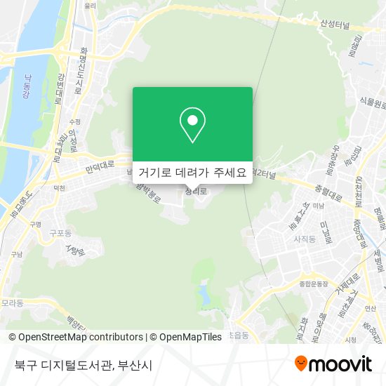 북구 디지털도서관 지도