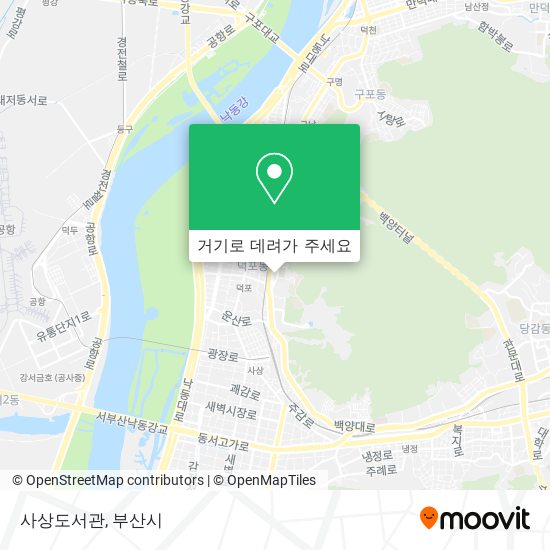 사상도서관 지도