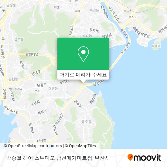 박승철 헤어 스투디오 남천메가마트점 지도