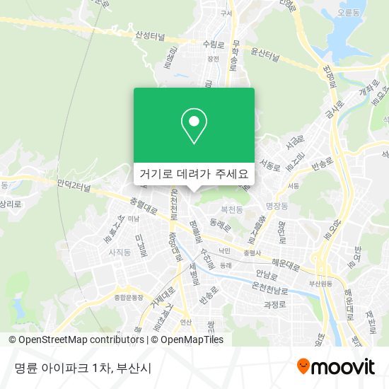 명륜 아이파크 1차 지도