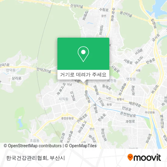한국건강관리협회 지도