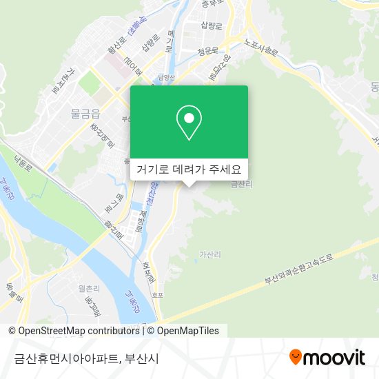 금산휴먼시아아파트 지도