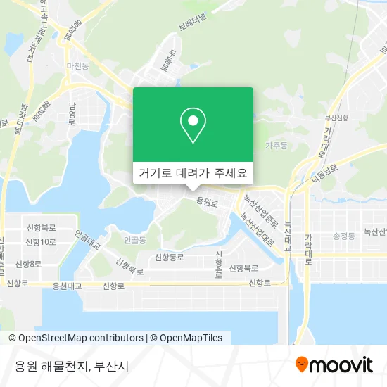 용원 해물천지 지도