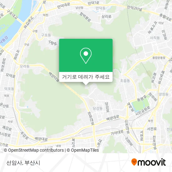 선암사 지도